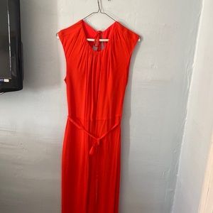 Zara burnt orange jumpsuit